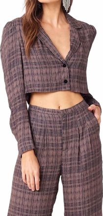 Saltwater Luxe Alana Jacket In Latte Brown