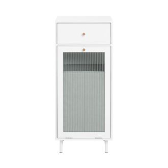 SoBuy Cesto para ropa sucia mdf blanco