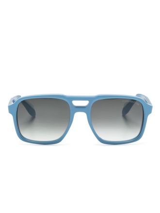 Cutler and Gross pilot-frame sunglasses - unisex - Acetate - 57 - Blue