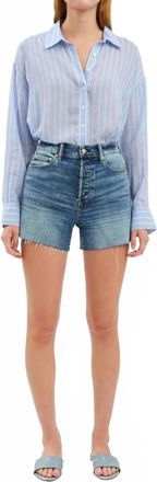 Daze Womens Bottom Line High Rise Short In Perfection