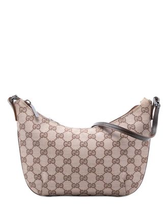 Gucci 2000-2015 GG Canvas shoulder bag - Marrone