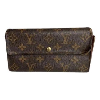 Louis Vuitton Portafoglio in pelle Pre-owned - - Pre-owned - Donna - Marrone - ONE SIZE