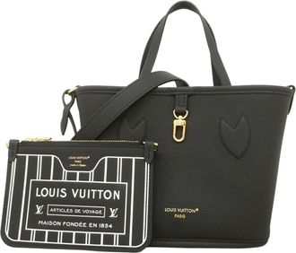 Louis Vuitton Black Brown Tote Bag (Pre-Owned)