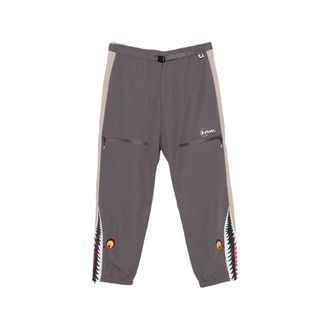 A Bathing Ape Kazuki Kuraishi Elasticated-Cuffs Track Trousers - male - A BATHING APE - Training Trousers & Tights - Gray - XL - Sport