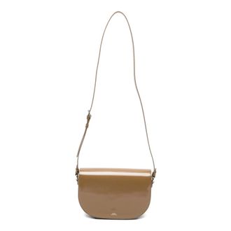 A.P.C. Le B-Side Small Bag - female - A.P.C. - Shoulder Bags - Brown - ONE SIZE - Bags