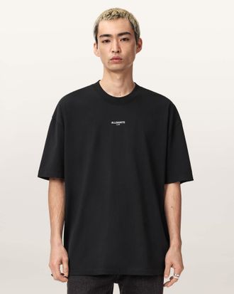AllSaints Cotton Mirko Oversized T-Shirt, Size: XXL
