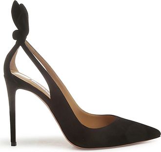 Aquazzura Zwarte hakken sandalen - Dames - Pumps - Zwart - 38 1/2 EU - Schoenen