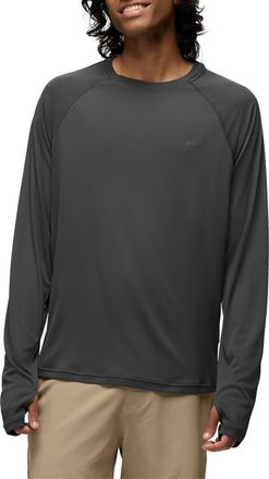 Prana Sol Shade Long Sleeve Performance T-Shirt in Shadow at Nordstrom, Size X-Large