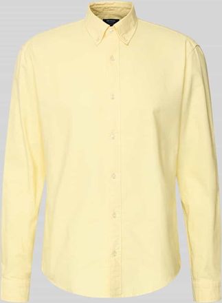 Mc Neal Freizeithemd mit Knopfleiste in Hellgelb, Größe XXXL