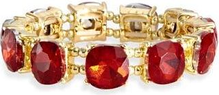 Cara Crystal Stretch Bracelet in Red at Nordstrom Rack