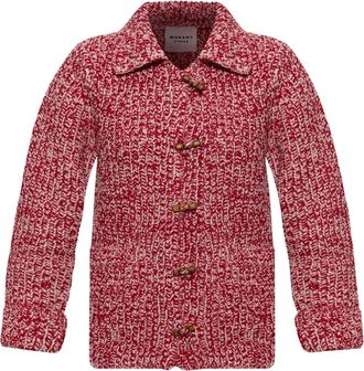 Isabel Marant Delinda Cardigan - Dames - Vesten - Rood - XS - Wol - Truien & Vesten