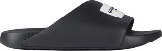 Givenchy Label Slide Mules - Heren - Sandalen - Zwart - 45 EU - Schoenen