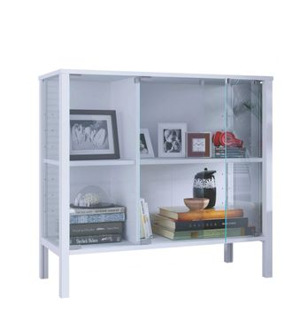 VCM Escaparate De Cristal Del Aparador De Jensol Con El Vidrio 80x87x35 - Vcm