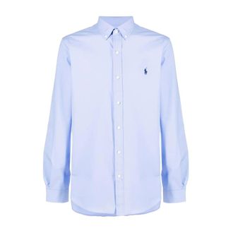 Polo Ralph Lauren Formal Shirts, male, Blue, Size: 2XL Buttoned Collar Shirt