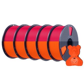 OEM Filamento Para Impresora 3d, Fosforescente, De Alta Resistencia Al Impacto, Rojo Brillante