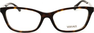 Versace 0VE3375 Tortoiseshell Acetate Eyeglasses - Brown