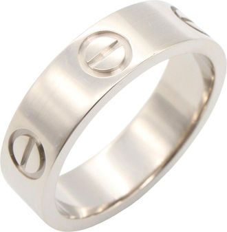 Cartier White Gold White Gold (18K) Band Ring (Pre-Owned)
