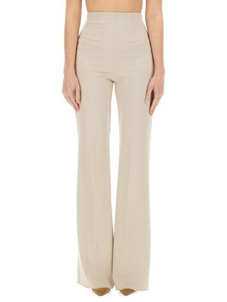 Sportmax High-Waisted Wide-Leg Pants With Tailored Finish