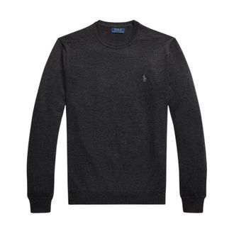 Ralph Lauren Round-neck Knitwear, male, Gray, Size: 2XL Round-neck Knit