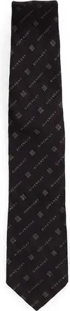 Givenchy Silk Jacquard Necktie - Gray