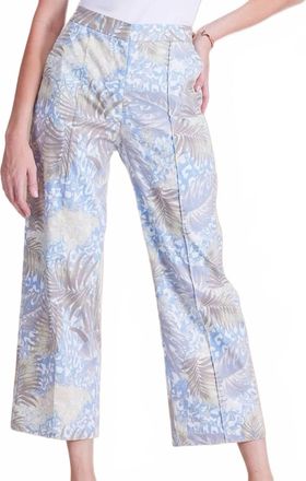 Jade Yoga Desert Palm Ankle Pant In Blue