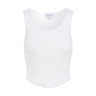 Alaia Dames, Tops, Wit, Maat: S Wol