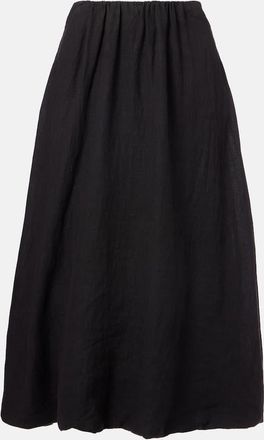 Velvet Gonna midi Rachelle in lino