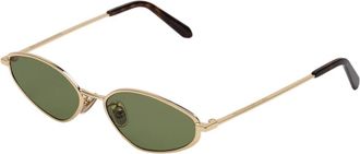Retro Superfuture Zyra - unisex - Zonnebrillen - Geel - 58 MM - Accessoires