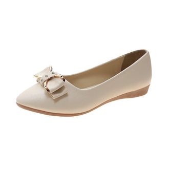 Generic Loafer Womens Flat Ballet Flats Party Wedding Shoes Dress Shoes Slip On Shoes PU Leather Lace Shoes Bridal Shoes Mary Jane Low Shoes Elegant Womens Sh