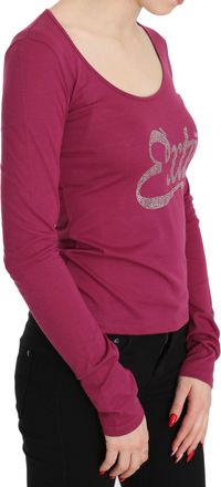 Exte Exte Crystal Embellished Long Sleeve Womens Top