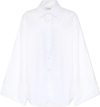 Frankie Shop Tila Shirt - Dames - Overhemden - Wit - M - Katoen - Overhemden