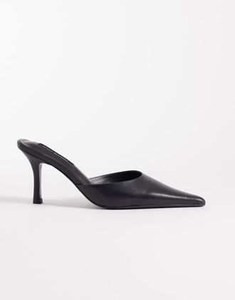 Tony Bianco Sicily - Sabot con tacco nero vintage