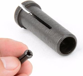 Generic Adattatore Riduttore In Metallo Nero 6 Mm 3 Mm Per Smerigliatrice Utensili Rotativi