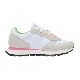Sun 68 Fitness, Dames, Wit, 38 EU, Leer, Ally Solid Sneaker