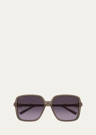 Gucci Generation Horsebit 59MM Butterfly Sunglasses