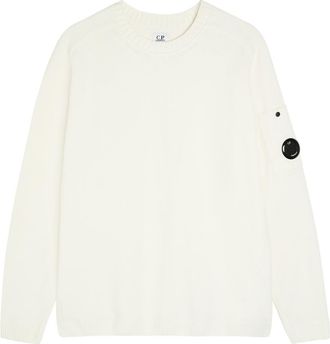 C.P. Company Cotton Jumper - White - XL
