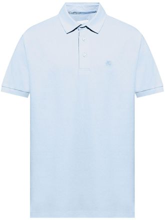 Etro Polo con ricamo - Blu