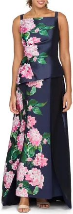 Kay Unger Blaire Walk-Through Gown in Midnight Berry at Nordstrom, Size 18