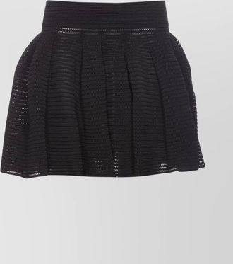 Alaia full skirt with pleated high waist