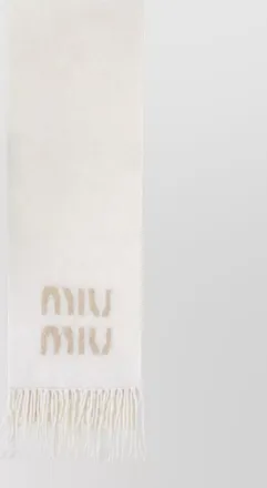 Miu Miu mohair wool scarf