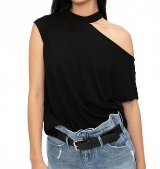 Rta Axel Cotton Cashmere Top In Widow