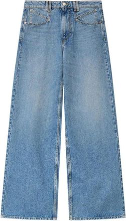 Isabel Marant Lemony Pants - Dames - Loose Fit Jeans - Blauw - S - Katoen - Jeans