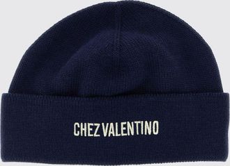 Valentino Garavani Cappello Chez Valentino Garavani in cotone e lana vergine