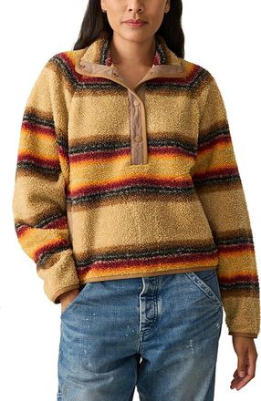 Faherty Fireside Fleece Popover Jacket