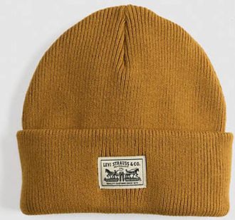 Levi's Berretto con toppa - Uomo - One Size - Neutral / Golden Brown X