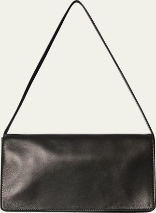 The Row Nuance Flap Shoulder Bag in Nappa Leather