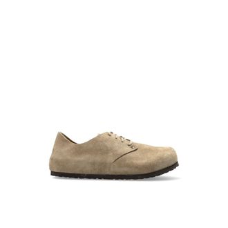 Birkenstock Maine - Heren - Veterschoenen - Beige - 39 EU - Su&egrave;de - Schoenen