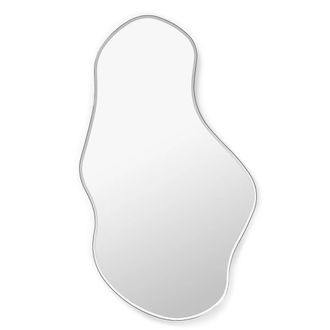 Ferm Living Pond Spiegel, 63,5 x 110 cm, gross, dark chrome