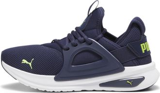 Puma Mens Softride Enzo Evo Cross Trainer Sneaker, Navy-Electric Lime White, 12 UK