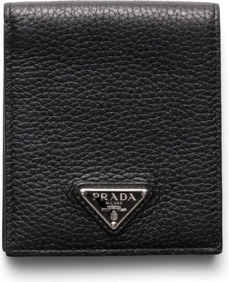 Prada Logo Leather Wallet